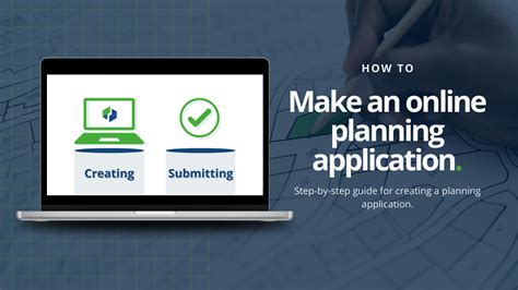 Apply online at planning portal .